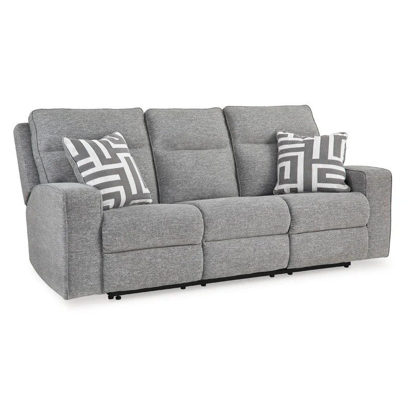 Signature Design by Ashley Biscoe 9050315 Power Reclining Sofa with Adjustable Headrest