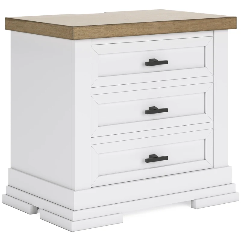 Benchcraft Ashbryn B844-93 Three Drawer Night Stand