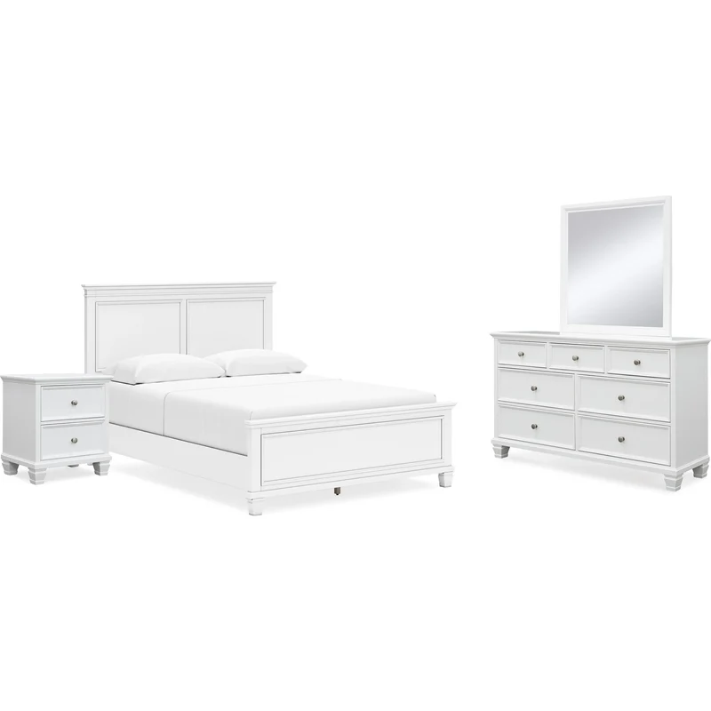 Signature Design by Ashley Fortman B680B12 6 pc Queen Panel Bedroom Set