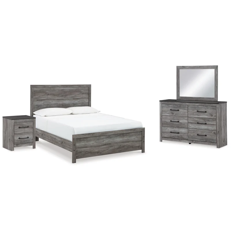 Signature Design by Ashley Bronyan B1290B5 6 pc Queen Panel Bedroom Set