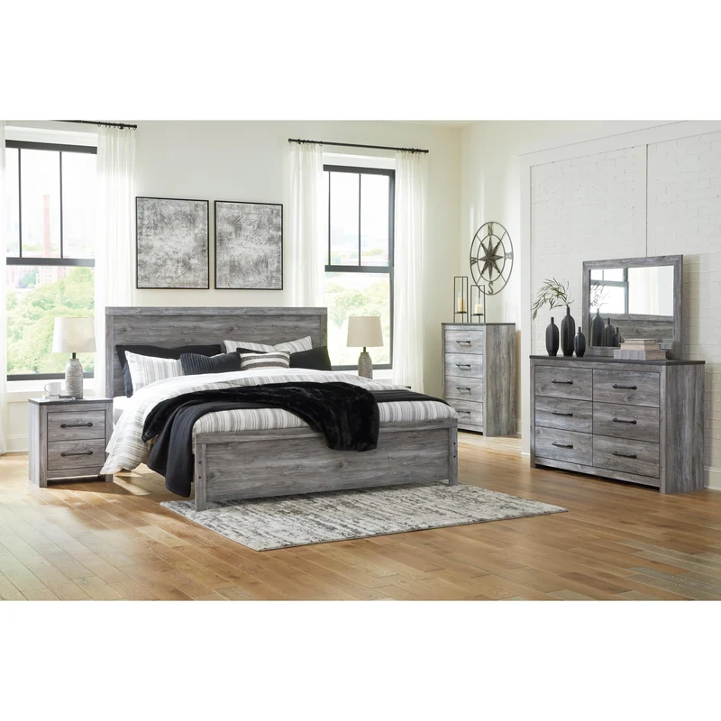 Signature Design by Ashley Bronyan B1290B8 8 pc King Panel Bedroom Set