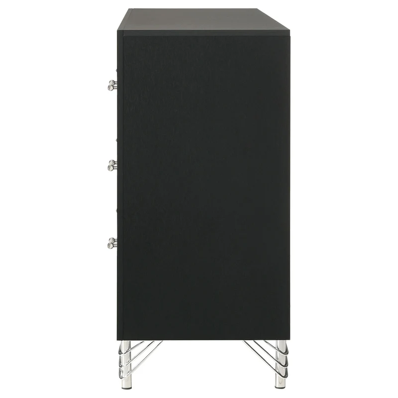 Coaster Furniture Lucia 224993 6-Drawer Dresser Cabinet - Black