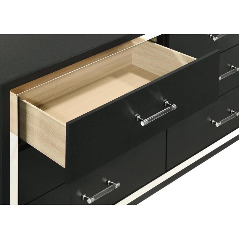 Coaster Furniture Lucia 224993 6-Drawer Dresser Cabinet - Black