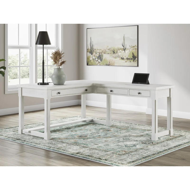 Signature Design by Ashley Robbinsdale H742H1 L-Shaped Home Office Desk