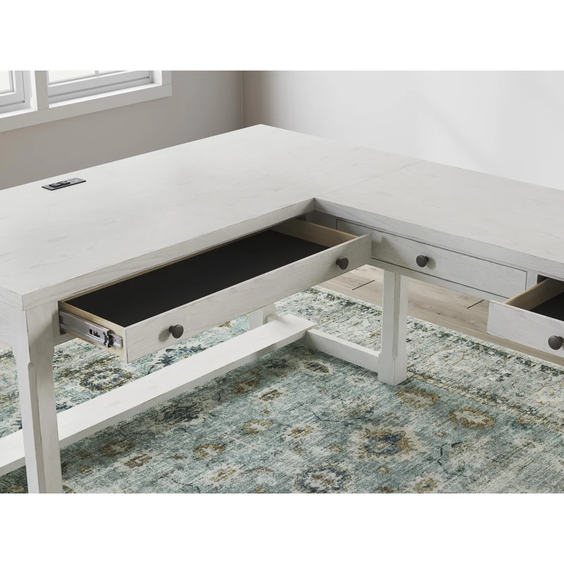 Signature Design by Ashley Robbinsdale H742H1 L-Shaped Home Office Desk