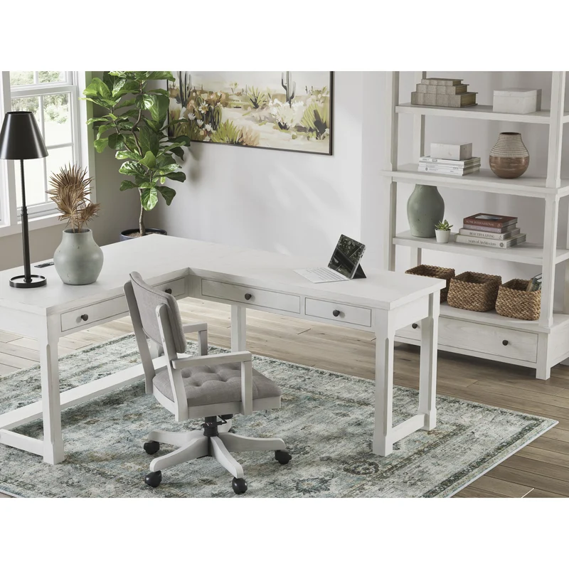 Signature Design by Ashley Robbinsdale H742H1 L-Shaped Home Office Desk