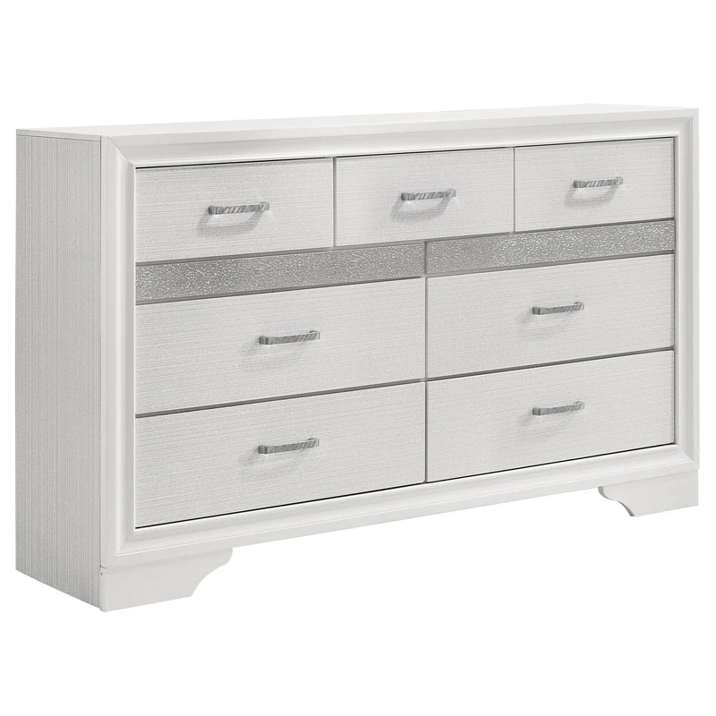 Coaster Furniture Miranda 205113 7-Drawer Dresser - White