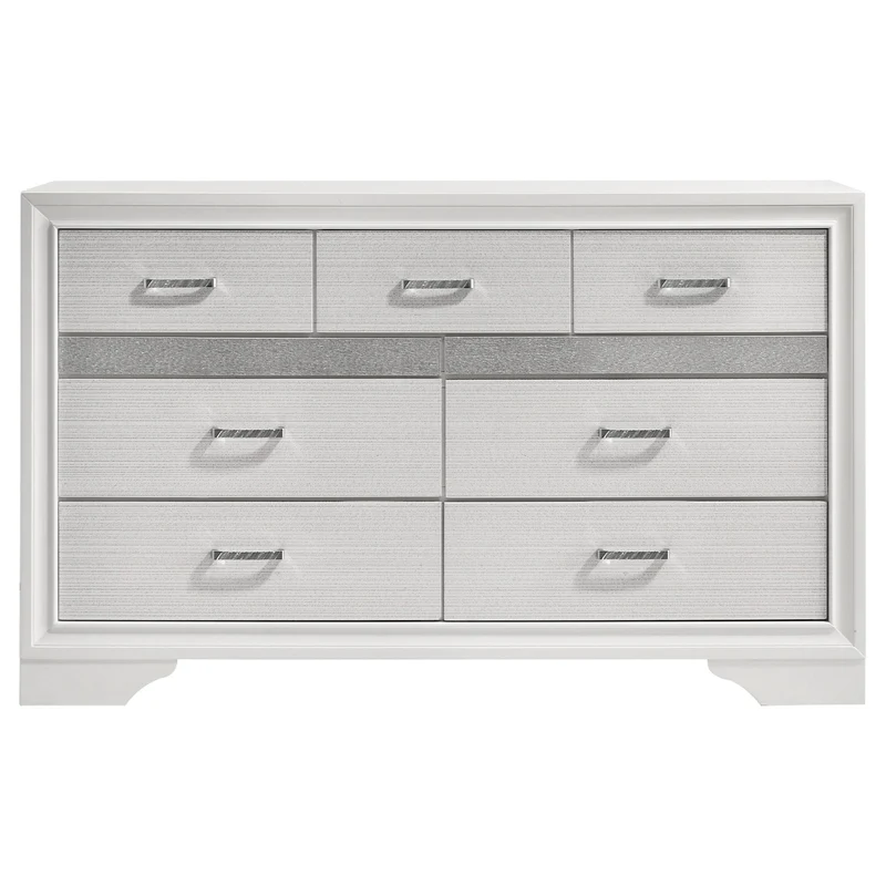 Coaster Furniture Miranda 205113 7-Drawer Dresser - White