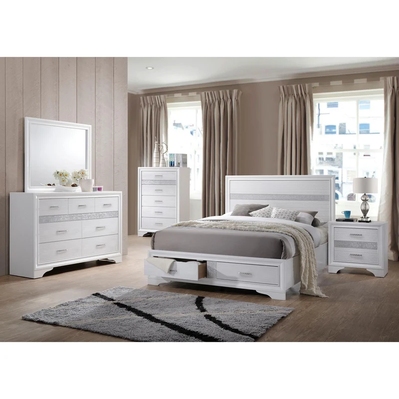 Coaster Furniture Miranda 205113 7-Drawer Dresser - White