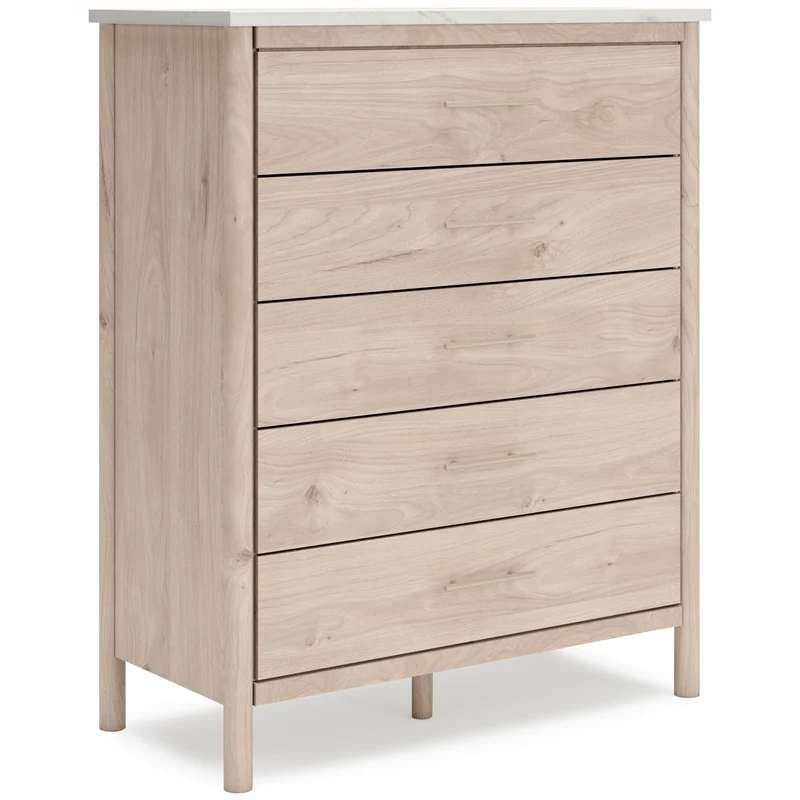 Signature Design by Ashley Cadmori B2615-345 Five Drawer Wide Chest