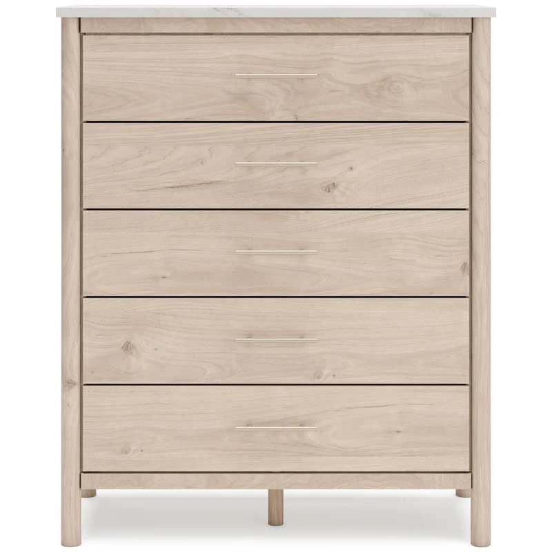 Signature Design by Ashley Cadmori B2615-345 Five Drawer Wide Chest