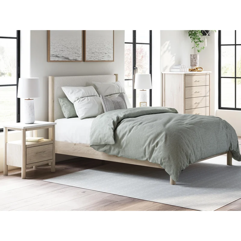 Signature Design by Ashley Cadmori B2615-345 Five Drawer Wide Chest