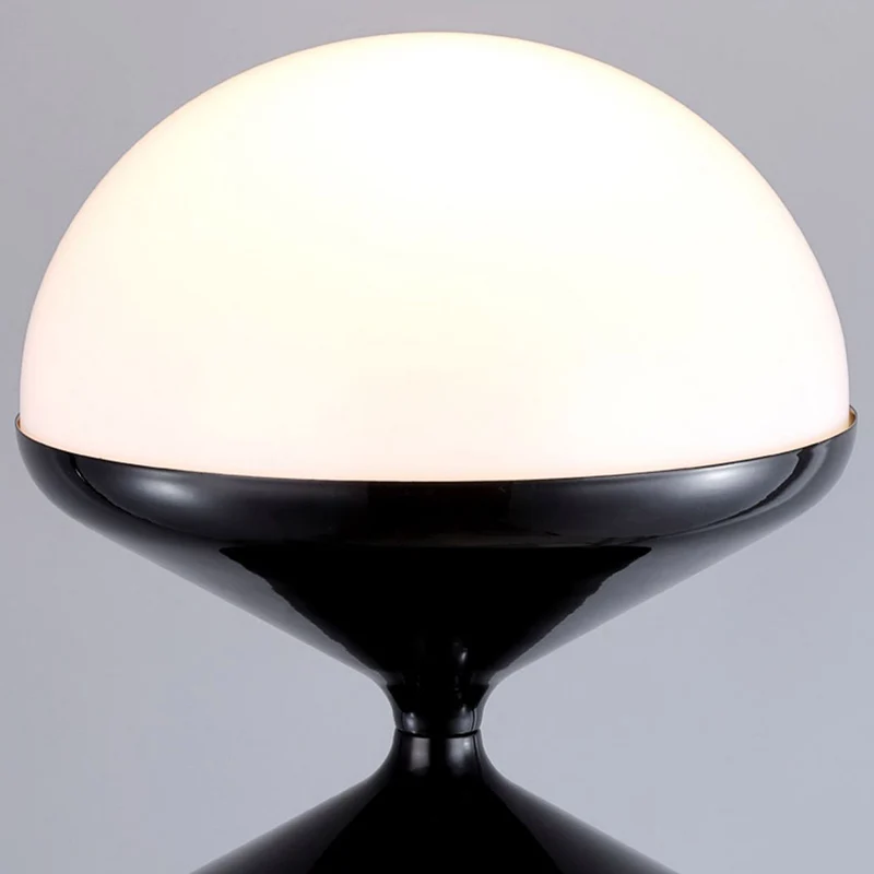 Contemporary Scandinavian Iron Acrylic Cream Round 1-Light Standing Floor Lamp For Bedroom