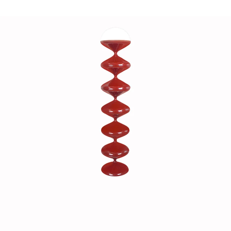 Contemporary Scandinavian Iron Acrylic Cream Round 1-Light Standing Floor Lamp For Bedroom