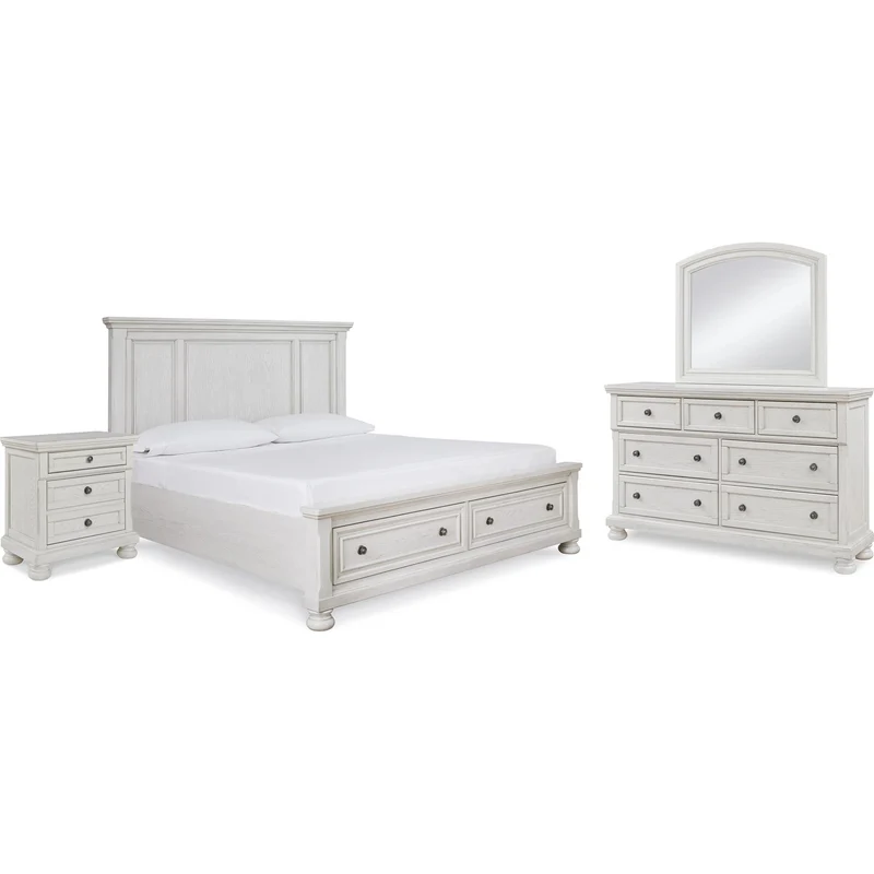 Signature Design by Ashley Robbinsdale B742B28 6 pc Queen Panel Bedroom Set
