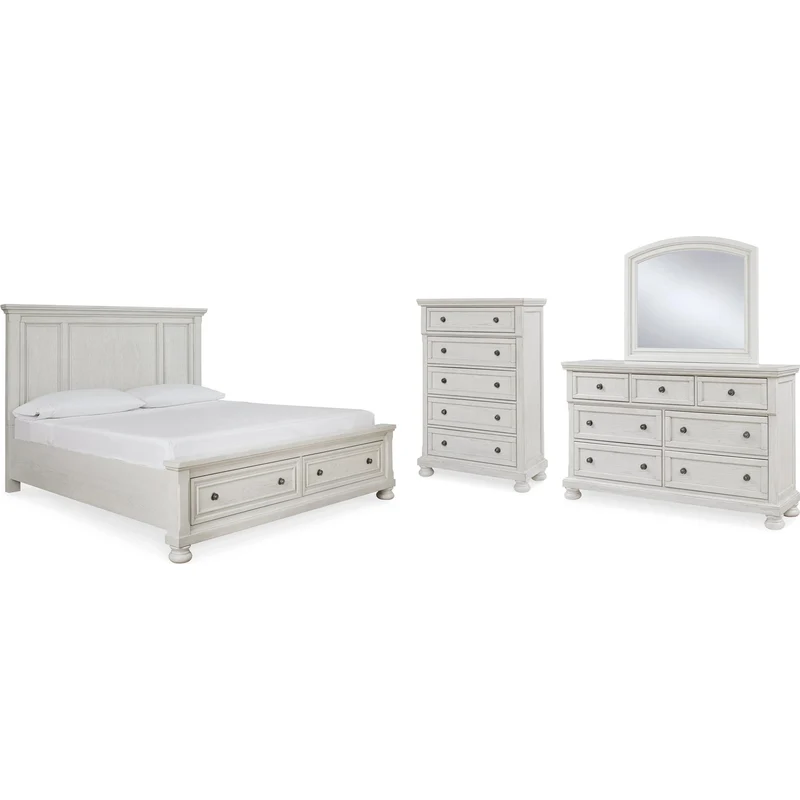Signature Design by Ashley Robbinsdale B742B27 6 pc Queen Panel Bedroom Set