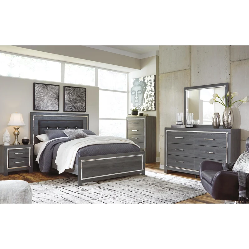 Signature Design by Ashley Lodanna B214B37 7 pc Queen Panel Bedroom Set