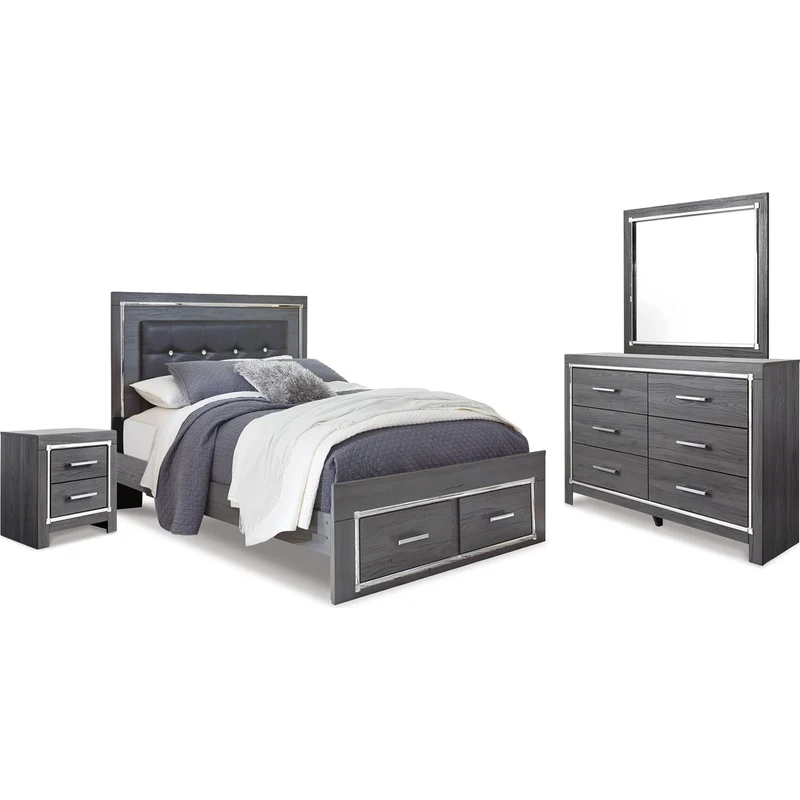 Signature Design by Ashley Lodanna B214B16 6 pc Queen Panel Bedroom Set