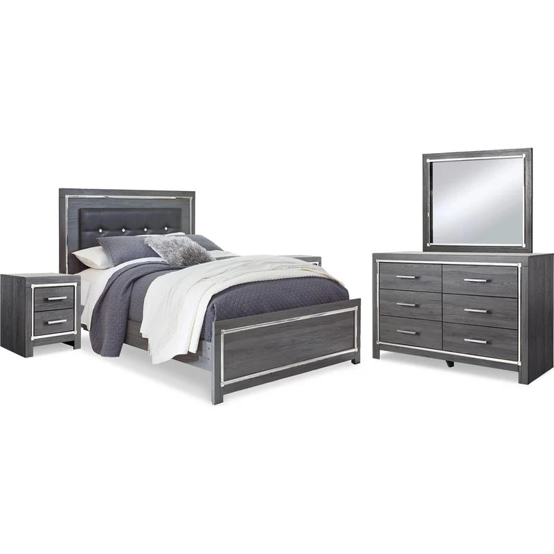 Signature Design by Ashley Lodanna B214B36 7 pc Queen Panel Bedroom Set