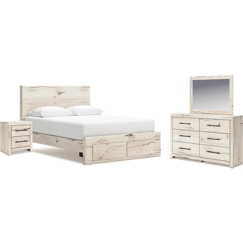 Signature Design by Ashley Lawroy B2310B41 6 pc Queen Panel Bedroom Set
