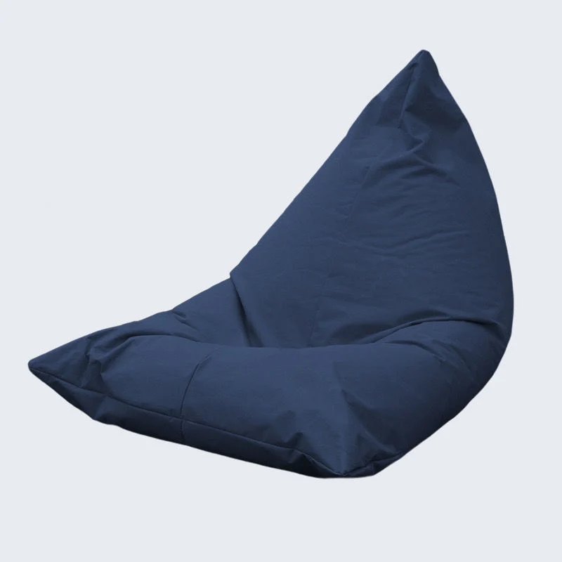 Contemporary Coastal Waterproof Triangle Polyester Fabric & EPS Outdoor Detachable Lazy Sofa Backrest Armless For Garden