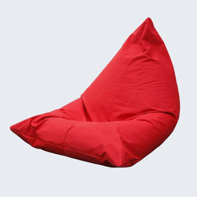 Contemporary Coastal Waterproof Triangle Polyester Fabric & EPS Outdoor Detachable Lazy Sofa Backrest Armless For Garden