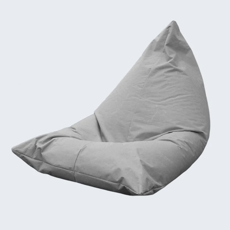 Contemporary Coastal Waterproof Triangle Polyester Fabric & EPS Outdoor Detachable Lazy Sofa Backrest Armless For Garden