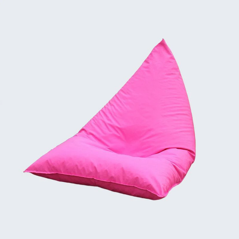 Contemporary Coastal Waterproof Triangle Polyester Fabric & EPS Outdoor Detachable Lazy Sofa Backrest Armless For Garden