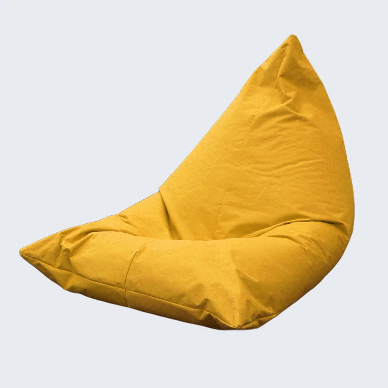 Contemporary Coastal Waterproof Triangle Polyester Fabric & EPS Outdoor Detachable Lazy Sofa Backrest Armless For Garden