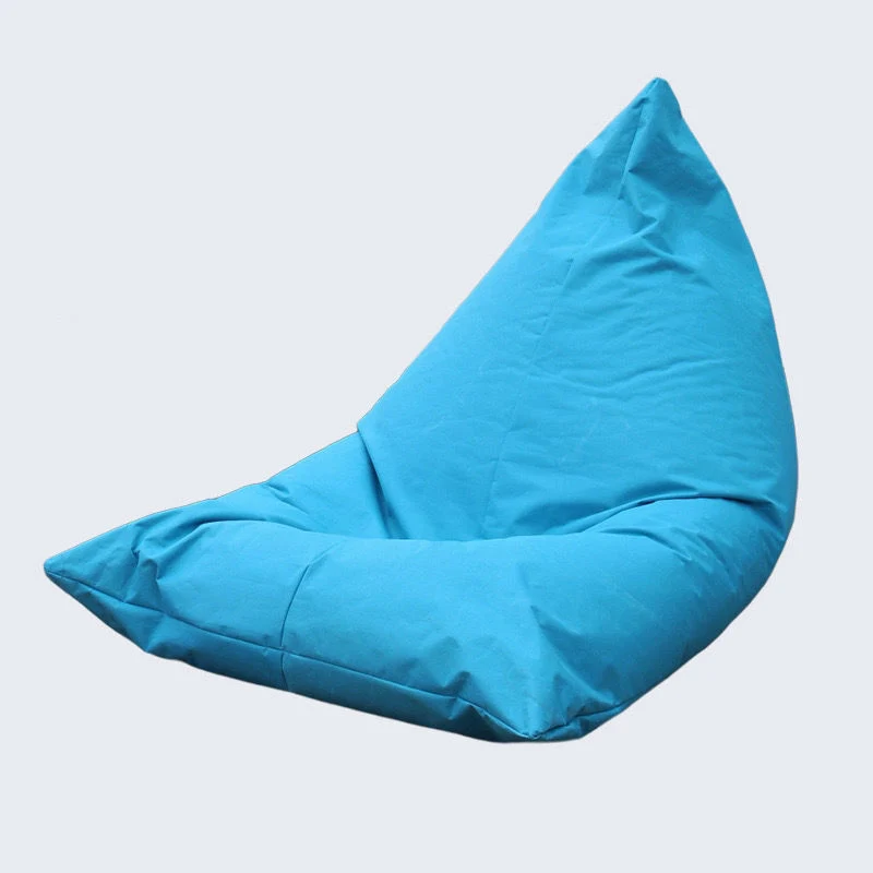Contemporary Coastal Waterproof Triangle Polyester Fabric & EPS Outdoor Detachable Lazy Sofa Backrest Armless For Garden