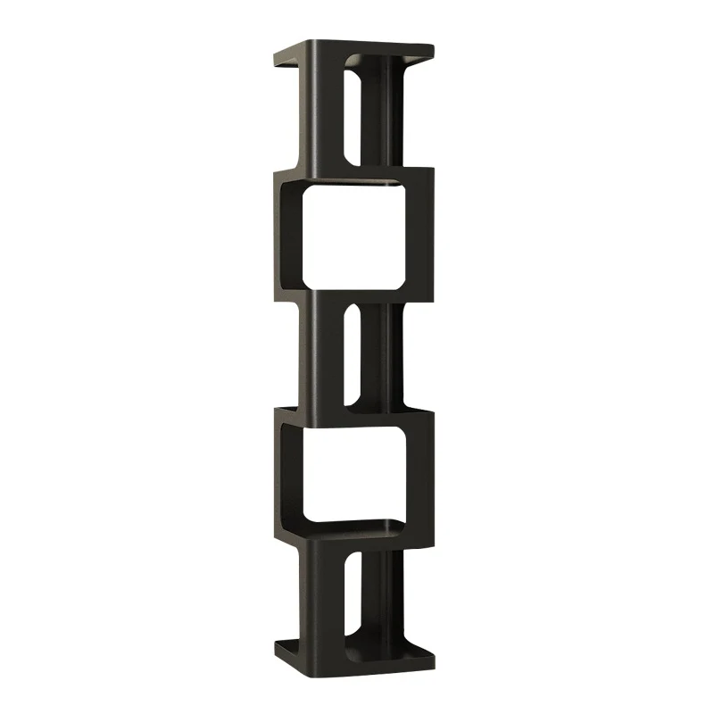 Contemporary Scandinavian Iron Square Bookshelves 3/4/5-Tier Standing Shelves For Home Office