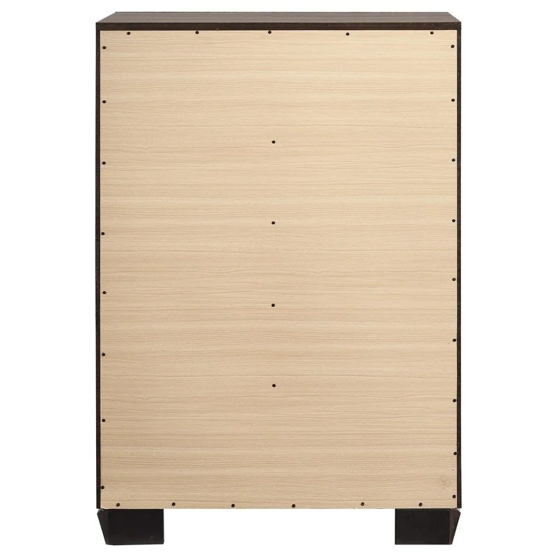 Coaster Furniture Kauffman 204195 5-Drawer Bedroom Chest - Washed Taupe