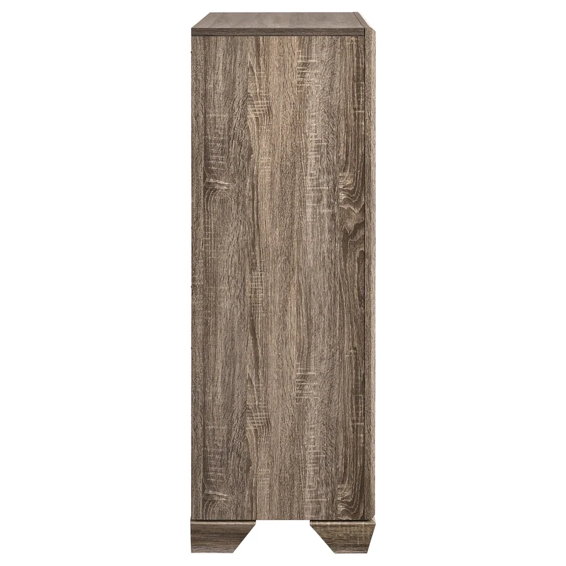 Coaster Furniture Kauffman 204195 5-Drawer Bedroom Chest - Washed Taupe