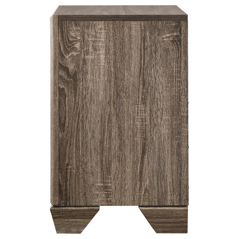 Coaster Furniture Kauffman 204192 2-Drawer Nightstand - Washed Taupe