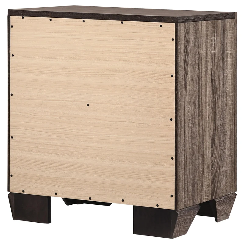 Coaster Furniture Kauffman 204192 2-Drawer Nightstand - Washed Taupe