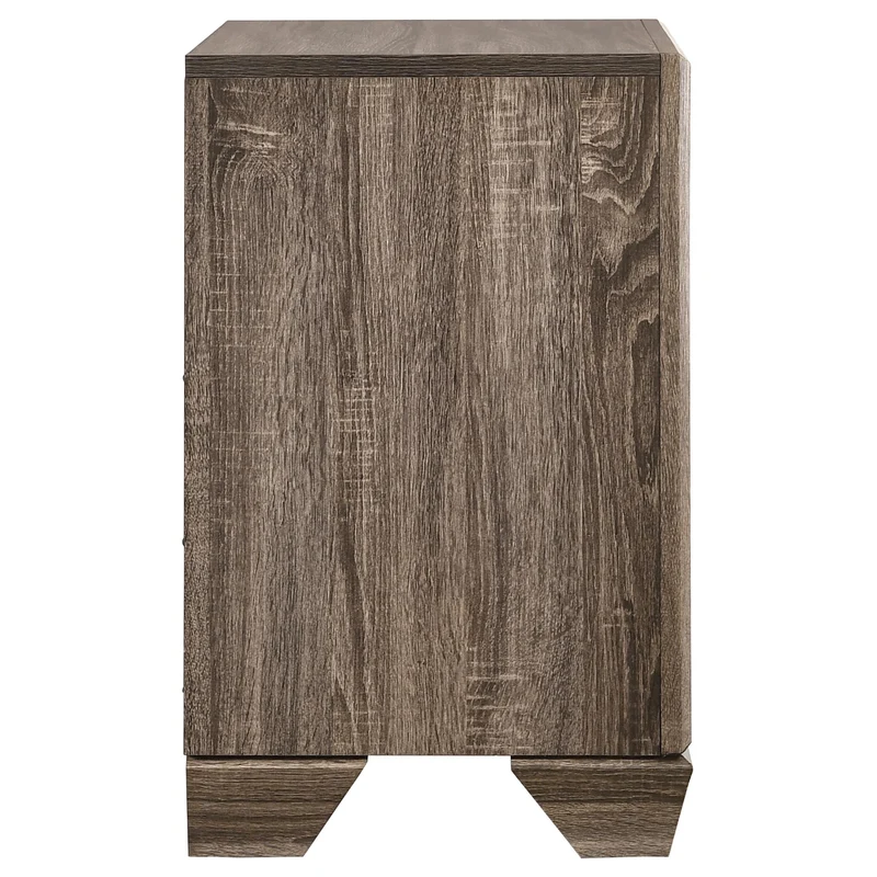 Coaster Furniture Kauffman 204192 2-Drawer Nightstand - Washed Taupe