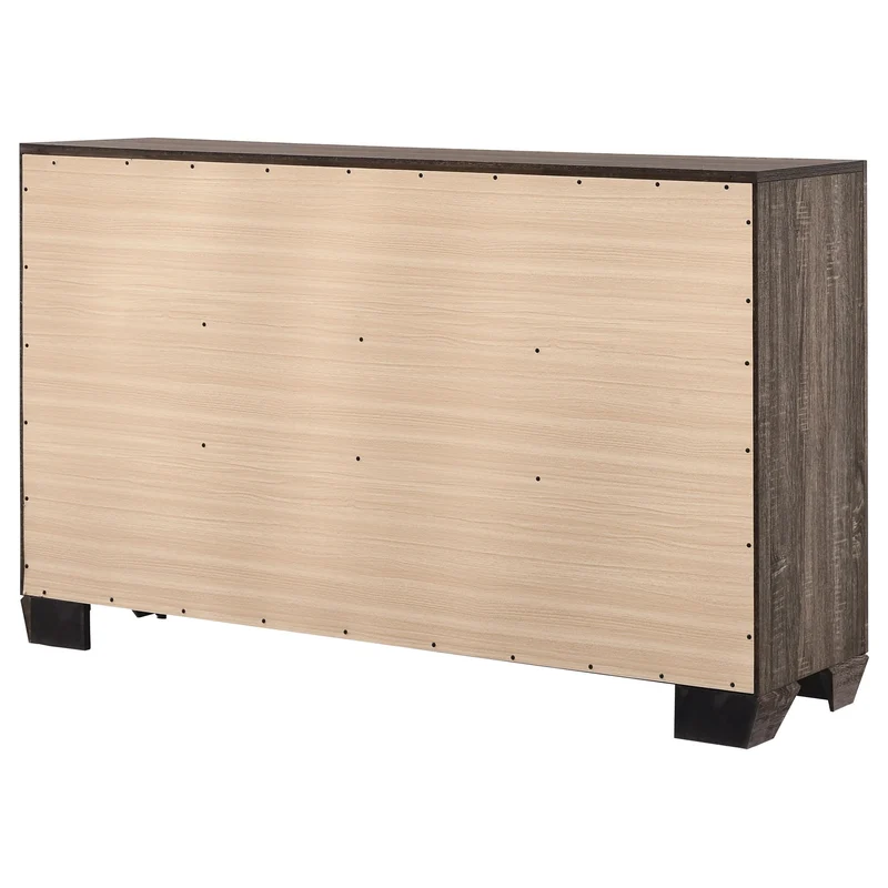Coaster Furniture Kauffman 204193 6-Drawer Dresser - Washed Taupe