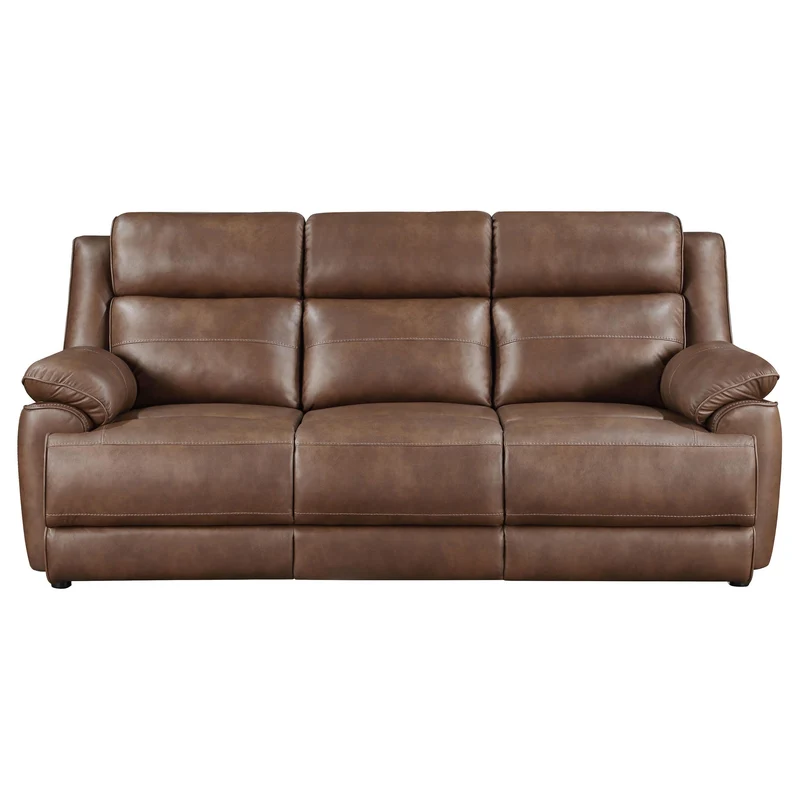 Coaster Furniture Ellington 508281 Upholstered Padded Arm Sofa - Dark Brown
