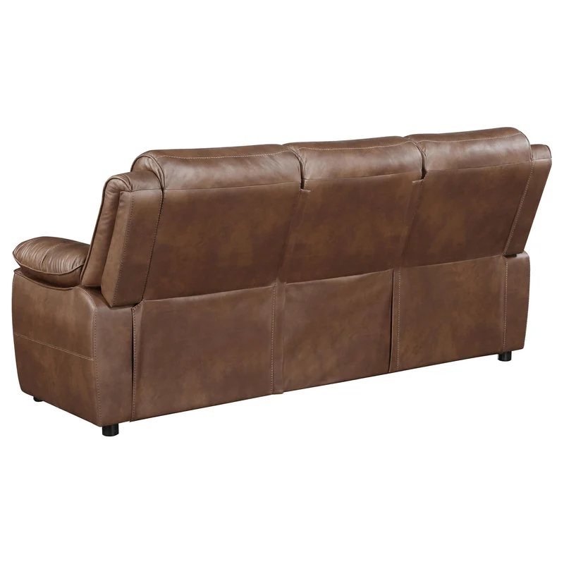 Coaster Furniture Ellington 508281 Upholstered Padded Arm Sofa - Dark Brown