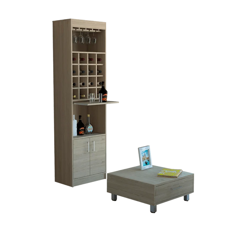 Combo para Sala Norwood, Incluye Bar y Mesa de Centro