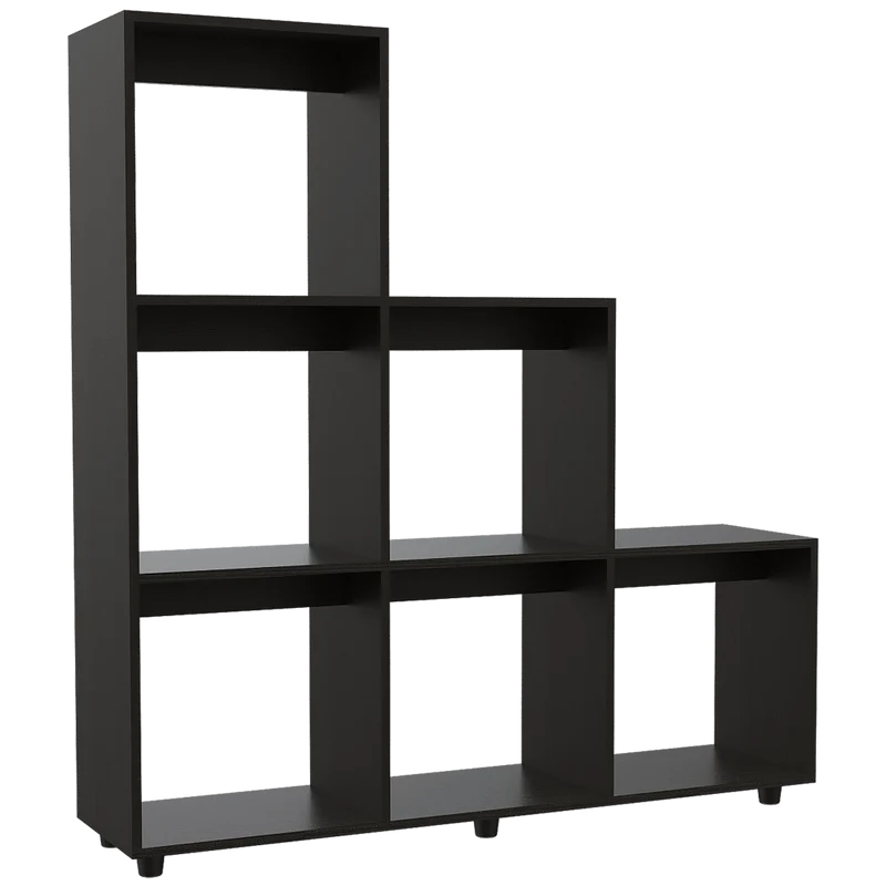 Combo para Sala Montecarlo, Incluye Mesa para TV y Biblioteca Escalera