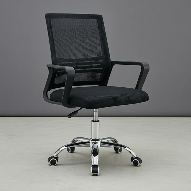 Silla de Escritorio Imperial, Negro, ergonómica con reposabrazos