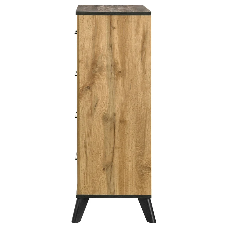 Coaster Furniture Kaywood 225005 4-Drawer Bedroom Chest of Drawers - Natural Pine