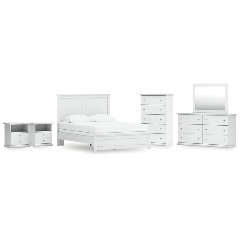 Signature Design by Ashley Bostwick Shoals B139B49 8 pc Queen Panel Bedroom Set