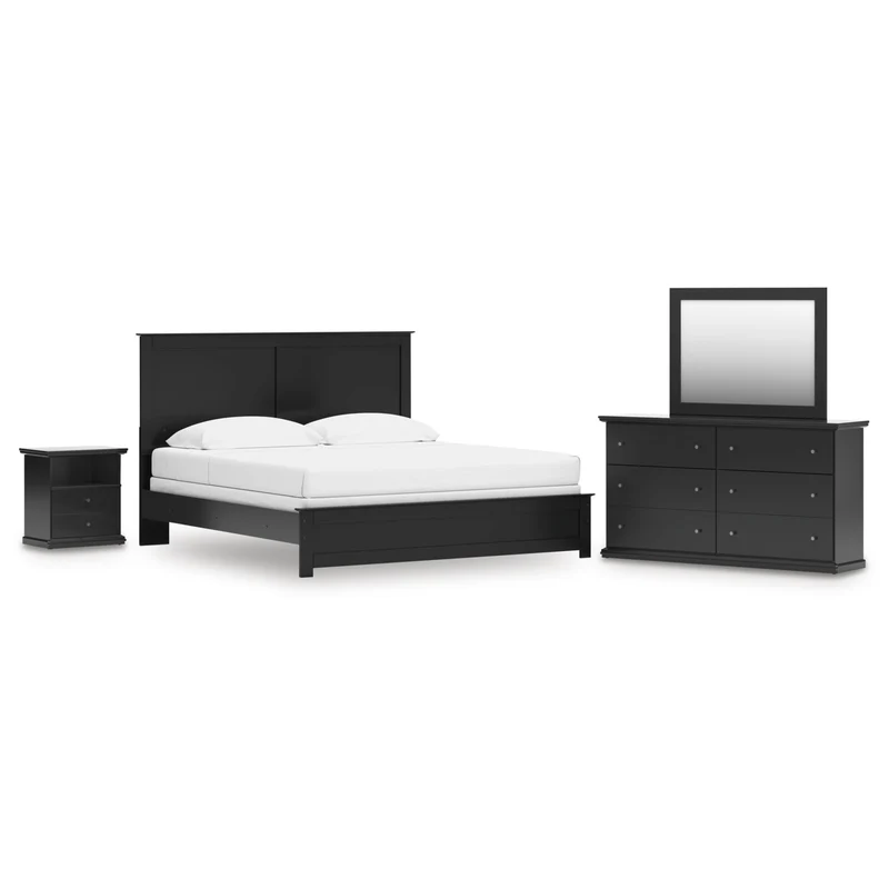 Signature Design by Ashley Maribel B138B65 6 pc King Panel Bedroom Set