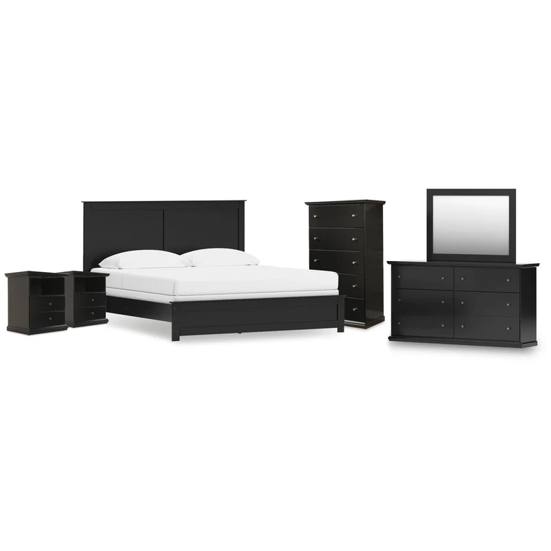 Signature Design by Ashley Maribel B138B63 8 pc King Panel Bedroom Set