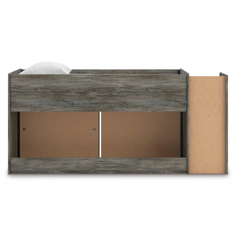 Signature Design by Ashley Frandern B4480B16 Twin Loft Bed with Bookcase and Drawer Storage
