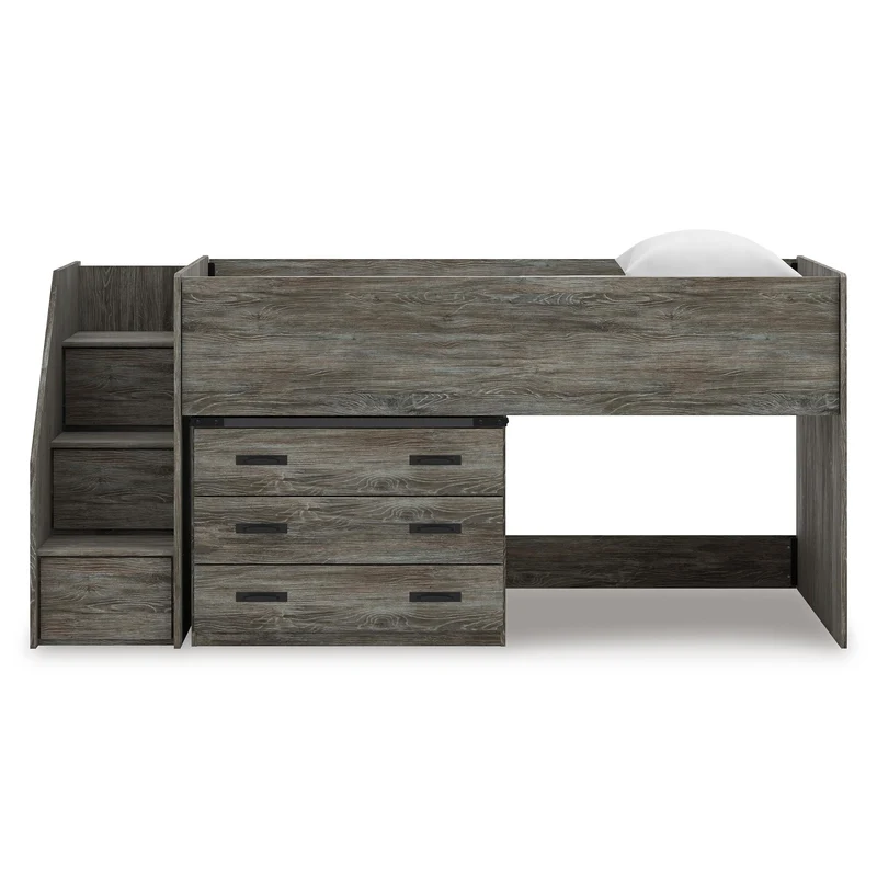 Signature Design by Ashley Frandern B4480B15 Twin Loft Bed with Drawer Storage