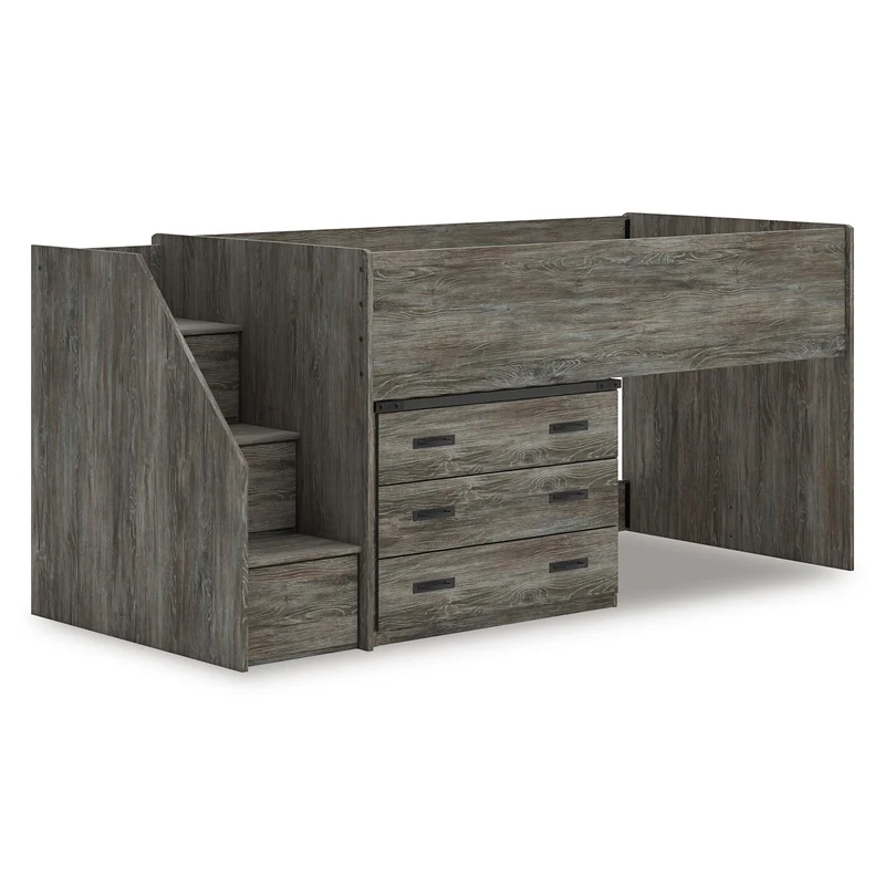 Signature Design by Ashley Frandern B4480B15 Twin Loft Bed with Drawer Storage
