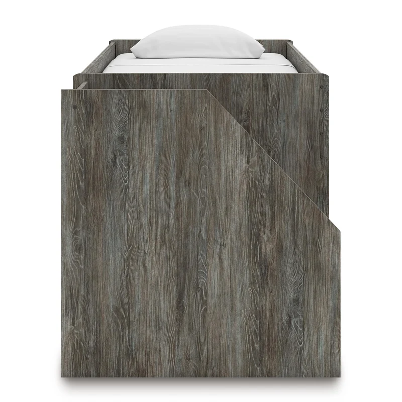 Signature Design by Ashley Frandern B4480B14 Twin Loft Bed with Bookcase Storage